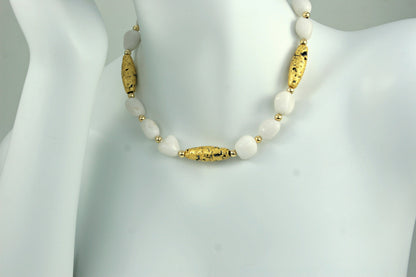 Elegance in White Necklace