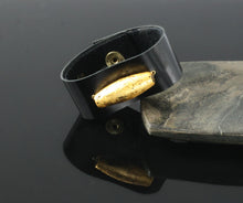 Load image into Gallery viewer, Good Luck Glow -Leather Cuff Bracelet